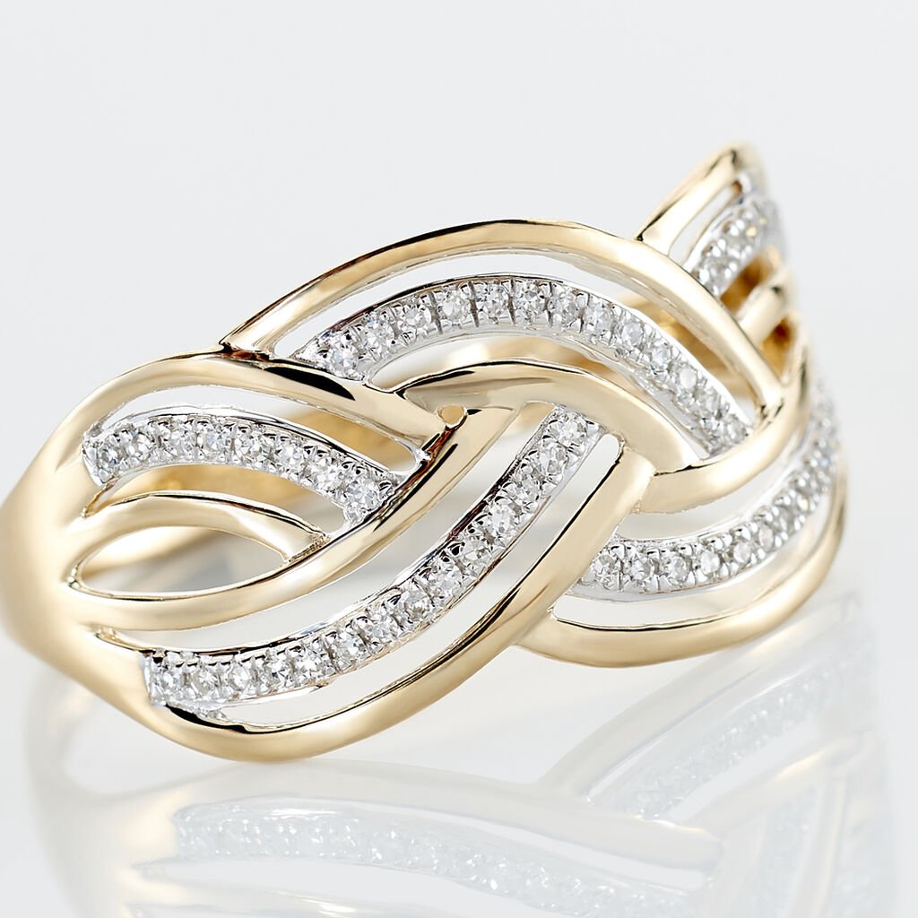 Anello Fascia Sophia Oro Giallo Diamante - Anelli con Pietre Donna | Stroili