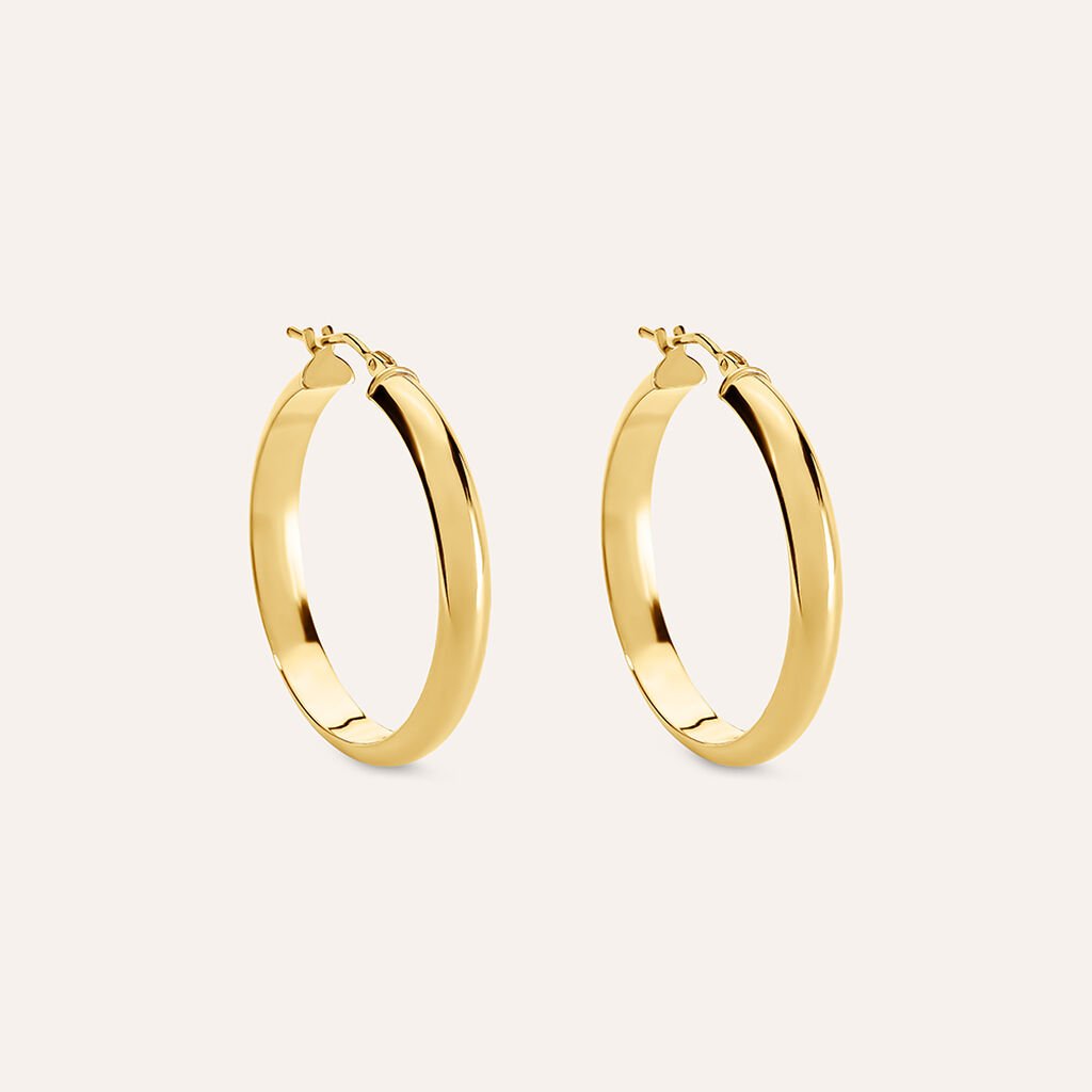 Orecchini A Cerchio Toujours Oro Giallo - Orecchini a Cerchio Donna | Stroili