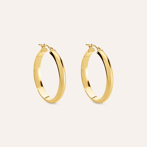 Orecchini A Cerchio Toujours Oro Giallo - Orecchini a Cerchio Donna | Stroili
