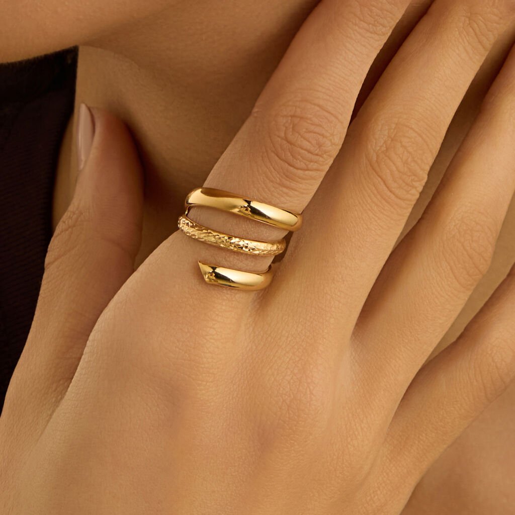 Anello Fascia Golden Lover Oro Giallo - Anelli 18 Carati Donna | Stroili