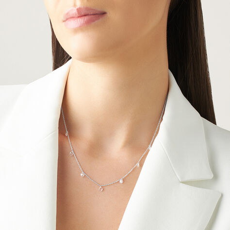 Collana Silver Elegance Argento Rodiato Cubic Zirconia - Collane Donna | Stroili