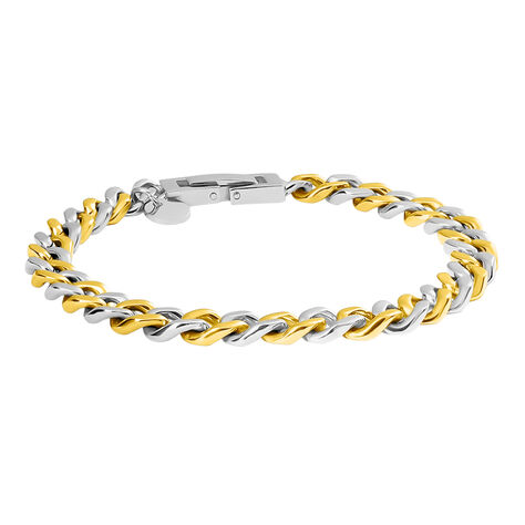 Bracciale Catena Man Code Acciaio Bicolore - Bracciali Uomo | Stroili