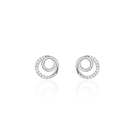 Orecchini Lobo Silver Shine Argento Rodiato Cubic Zirconia - Orecchini a Lobo Donna | Stroili