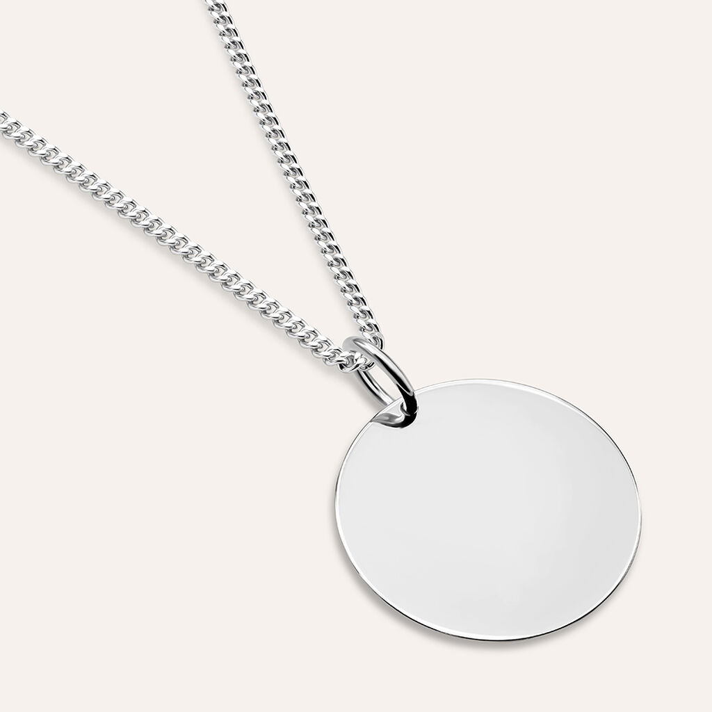 Pendente Poème Oro Bianco - Ciondoli con Incisione Donna | Stroili