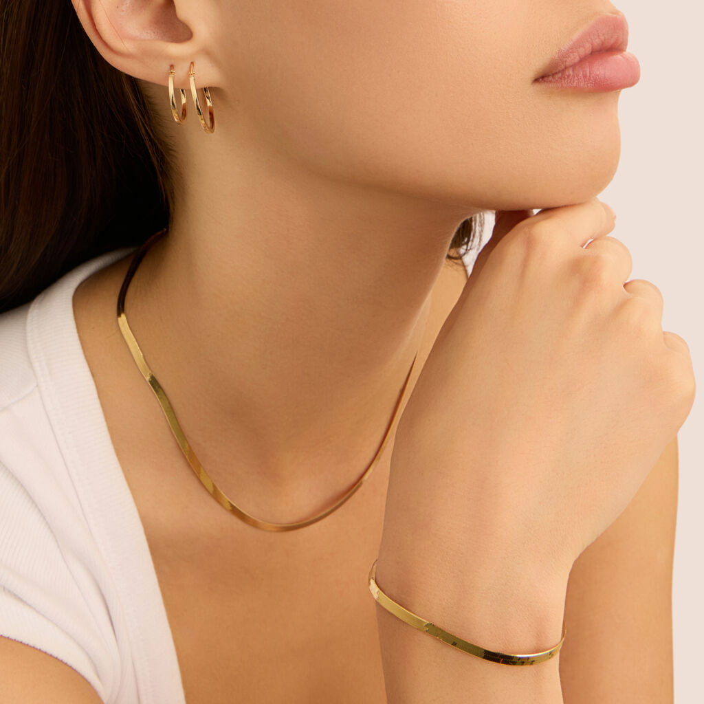 Orecchini A Cerchio Toujours Oro Giallo - Orecchini a Cerchio Donna | Stroili