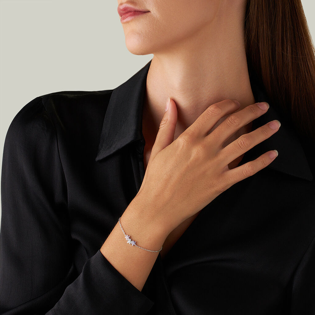 Bracciale Silver Shine Argento Rodiato Cubic Zirconia - Bracciali Donna | Stroili