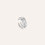 Ear Cuff Moonlight Acciaio Cubic Zirconia