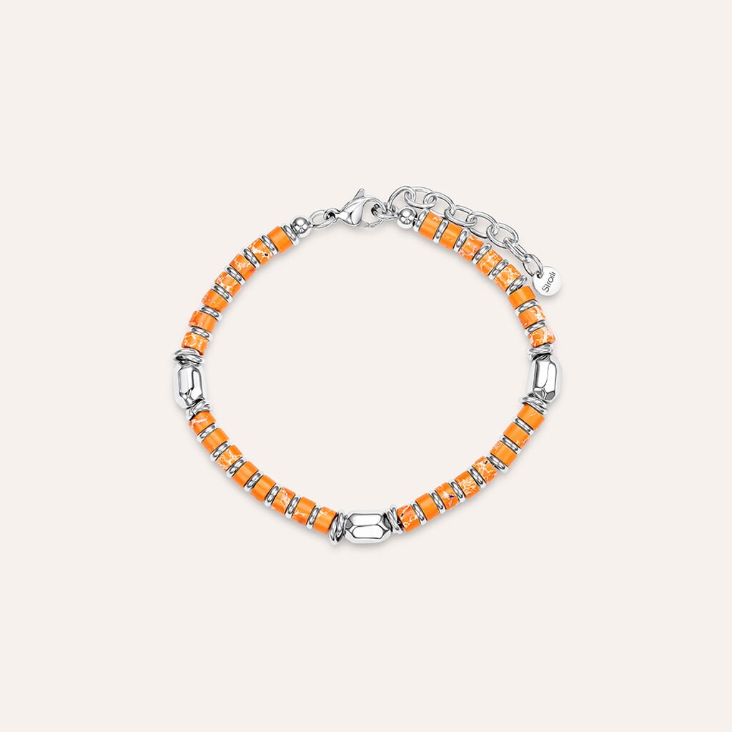 Bracciale Man Code Acciaio Diaspro africano