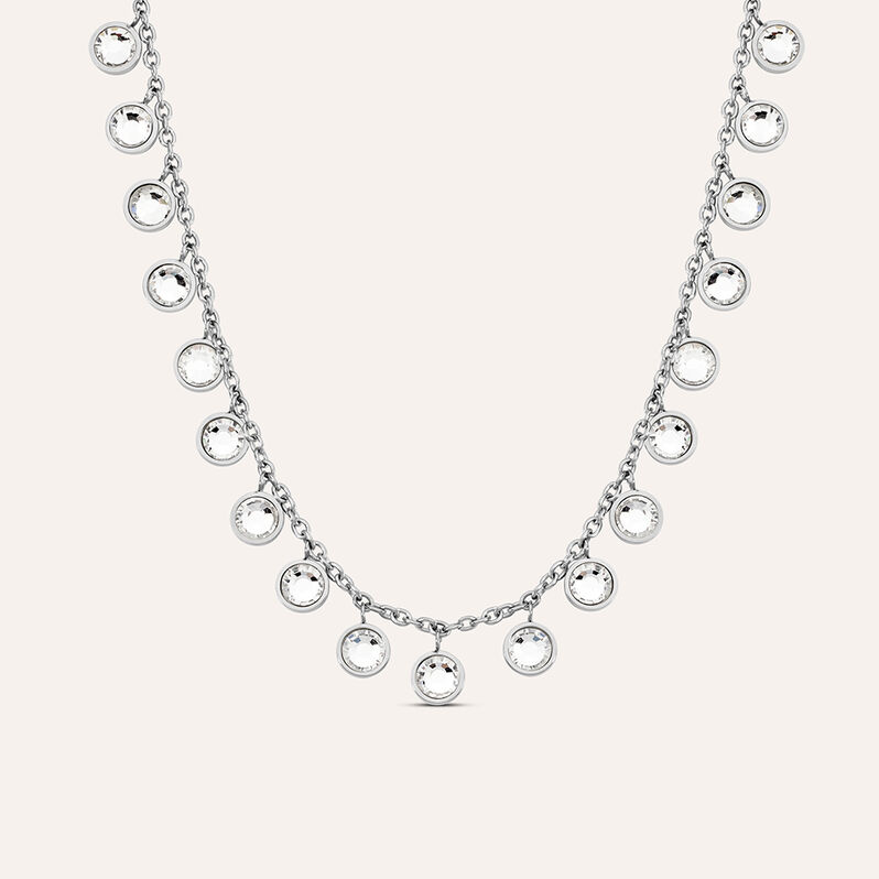 Collana Sunrise Acciaio Cristallo - Collane Donna | Stroili