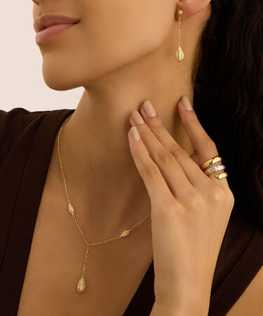 Anello Fascia Golden Lover Oro Bicolore
