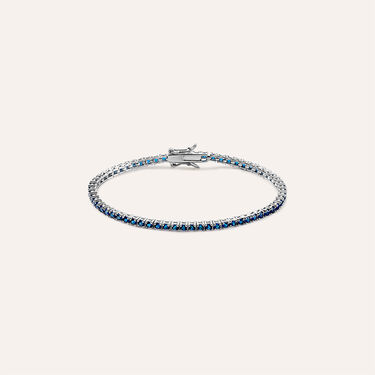 Bracciale Tennis Silver Rainbow Argento Rodiato Cubic Zirconia