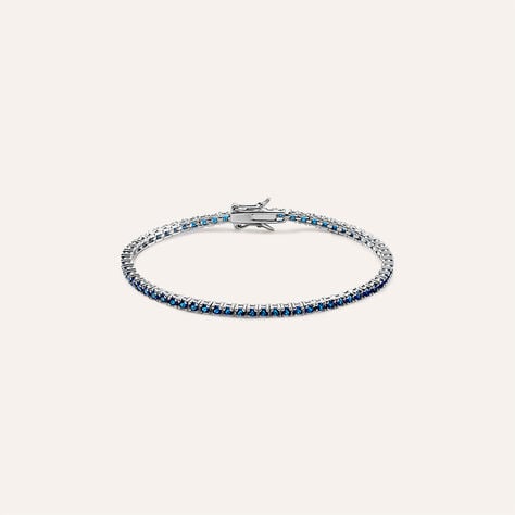 Bracciale Tennis Silver Rainbow Argento Rodiato Cubic Zirconia - Bracciali Tennis Donna | Stroili