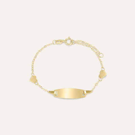 Bracciale Con Targhetta Holy Oro Giallo - Bracciali con Incisione Bambino | Stroili