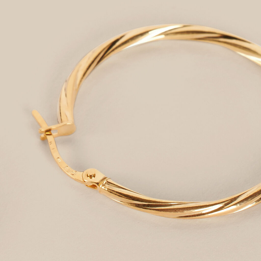 Orecchini A Cerchio Toujours Oro Giallo