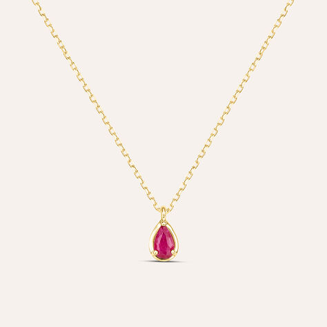 Collana Punto Luce Charlotte Oro Giallo Rubino - Collane Punto Luce Donna | Stroili