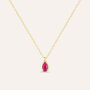 Collana Punto Luce Charlotte Oro Giallo Rubino