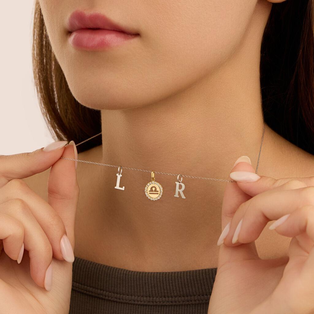 Pendente Poème Oro Giallo Cubic Zirconia