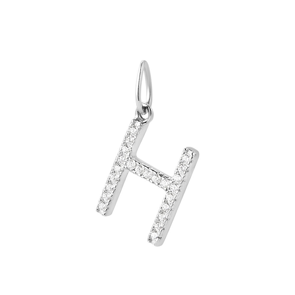 Pendente Poème Oro Bianco Cubic Zirconia - Ciondoli Donna | Stroili