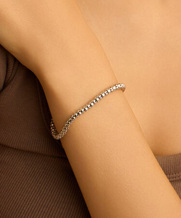 Bracciale Catena Silver Collection Argento Rodiato