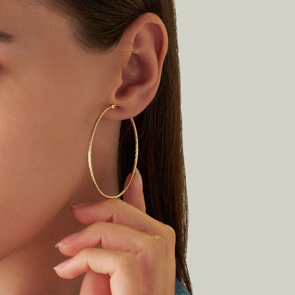 Orecchini A Cerchio Golden Dream Placcato Oro Giallo