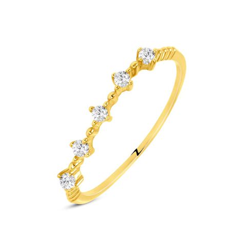 Anello Fantasia Claire Oro Giallo Cubic Zirconia - Anelli con Pietre Donna | Stroili