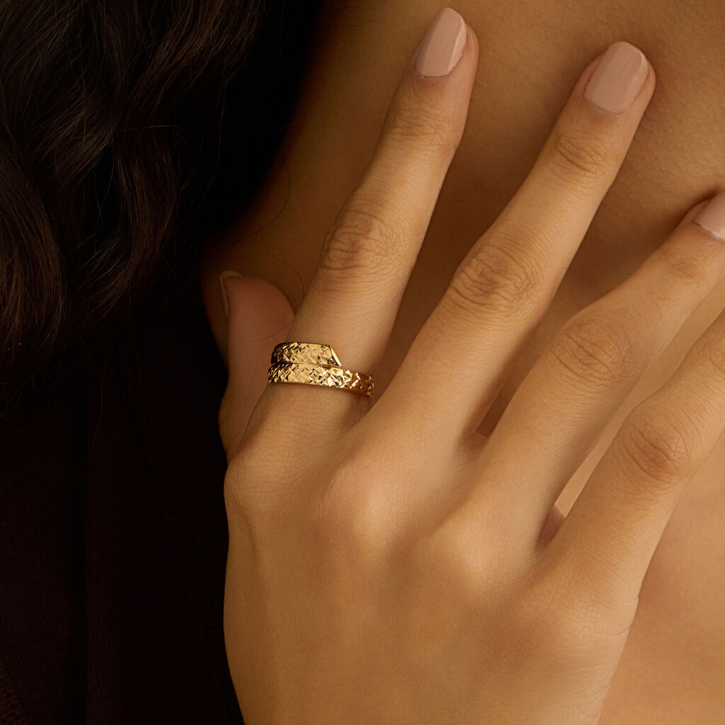 Anello Fascia Golden Lover Oro Giallo