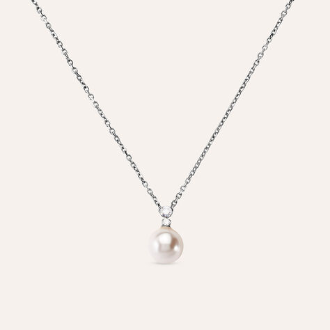 Collana Silver Pearls Argento Rodiato Cubic Zirconia - Collane Donna | Stroili