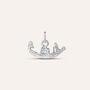 Pendente Saluti&Baci Gondola Love Beats Argento Rodiato