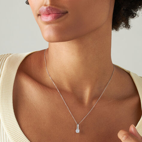 Collana Punto Luce Silver Elegance Argento Rodiato Cubic Zirconia - Collane Punto Luce Donna | Stroili
