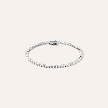 Bracciale Tennis Claire Oro Bianco Cubic Zirconia