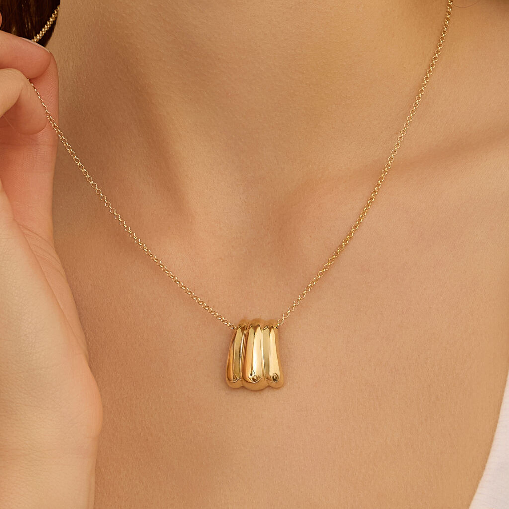 Collana Silver Collection Argento Dorato