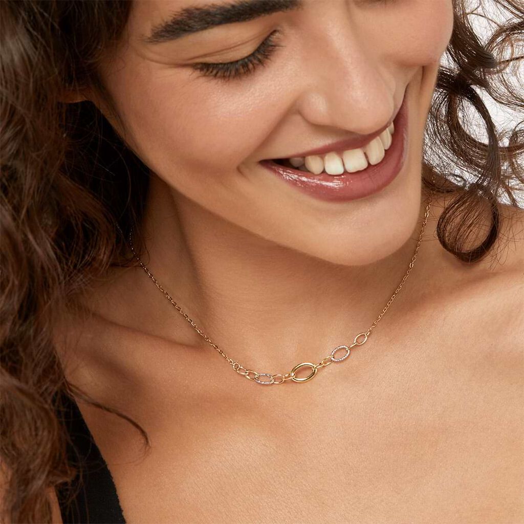Catena Beverly Oro Bicolore - Collane Catena Donna | Stroili