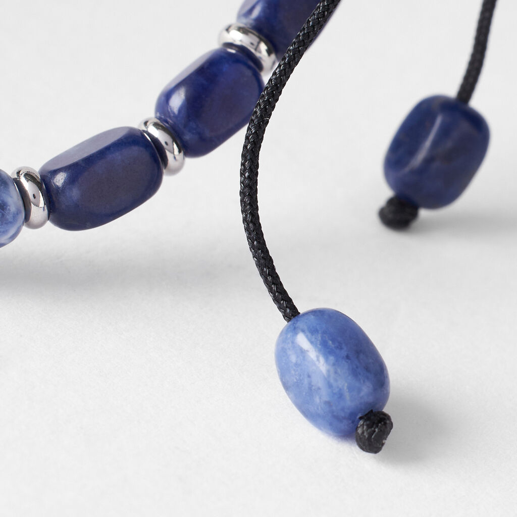 Bracciale Man Code Acciaio Sodalite - Bracciali Uomo | Stroili