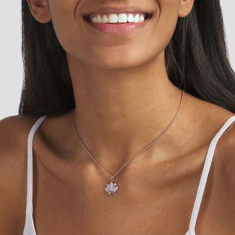 Collana Lady Sweet Acciaio Rosa Cristallo - Collane Donna | Stroili