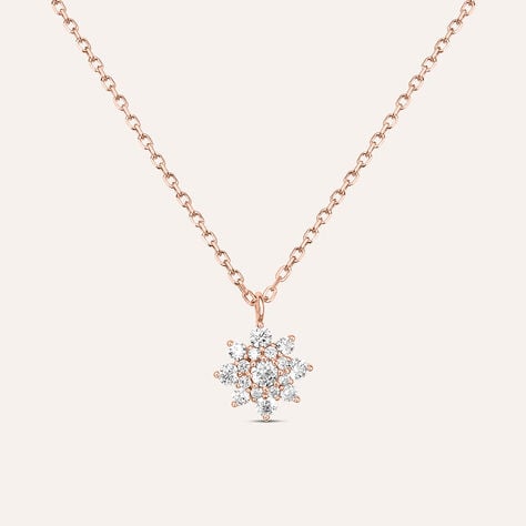 Collana Silver Elegance Argento Rosa Cubic Zirconia - Collane Donna | Stroili