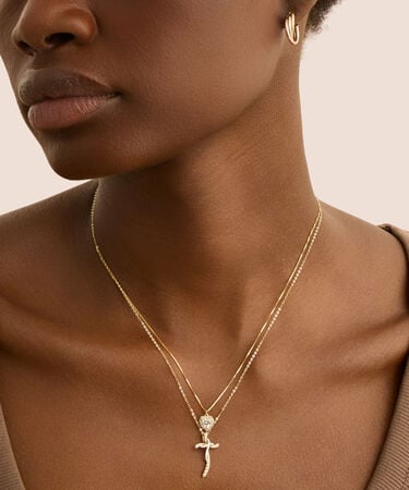Collana Claire Oro Bicolore Cubic Zirconia