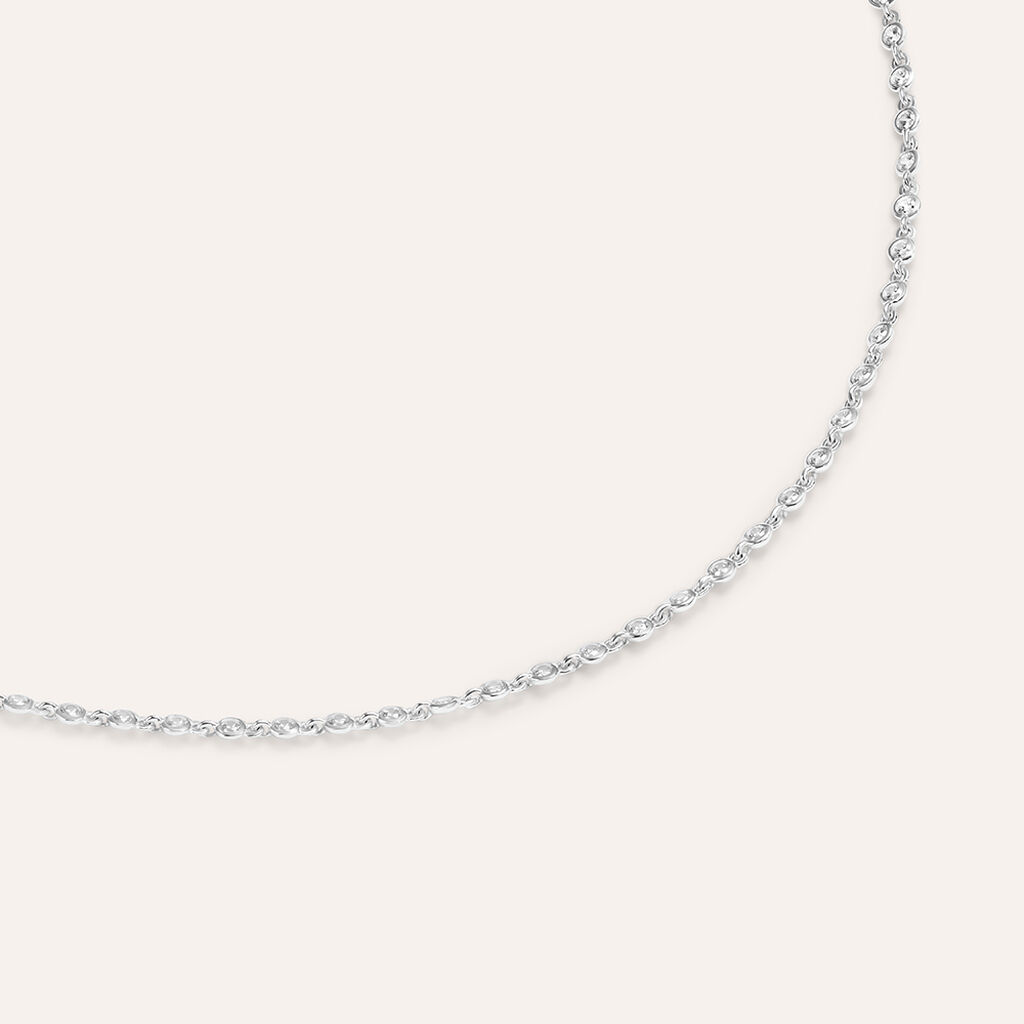 Bracciale Tennis Claire Oro Bianco Cubic Zirconia