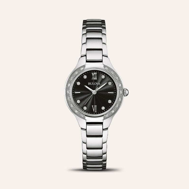 Orologio Al Quarzo Bulova Classic Diamonds 96r207 - Orologi solo Tempo Donna | Stroili