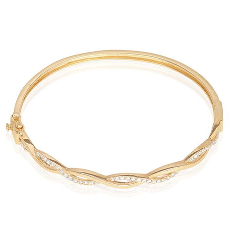 FUNEIA Bracciale Donna Oro 14k Placcato – Set Di 5 Bracciali Bangle Regolabili, Impermeabili, Gioielli Moda - 4