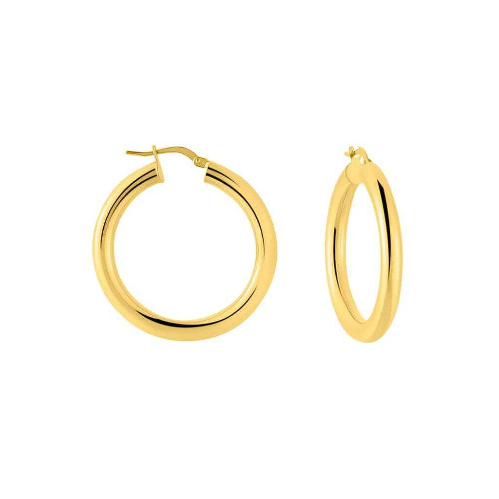 Orecchini A Cerchio Toujours Oro Giallo - Orecchini a Cerchio Donna | Stroili