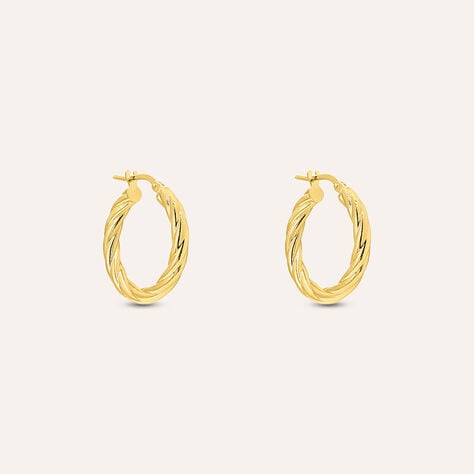 Orecchini A Cerchio Toujours Oro Giallo - Orecchini a Cerchio Donna | Stroili