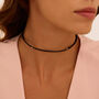 Choker Magnetico Cordino Nero e Acciaio