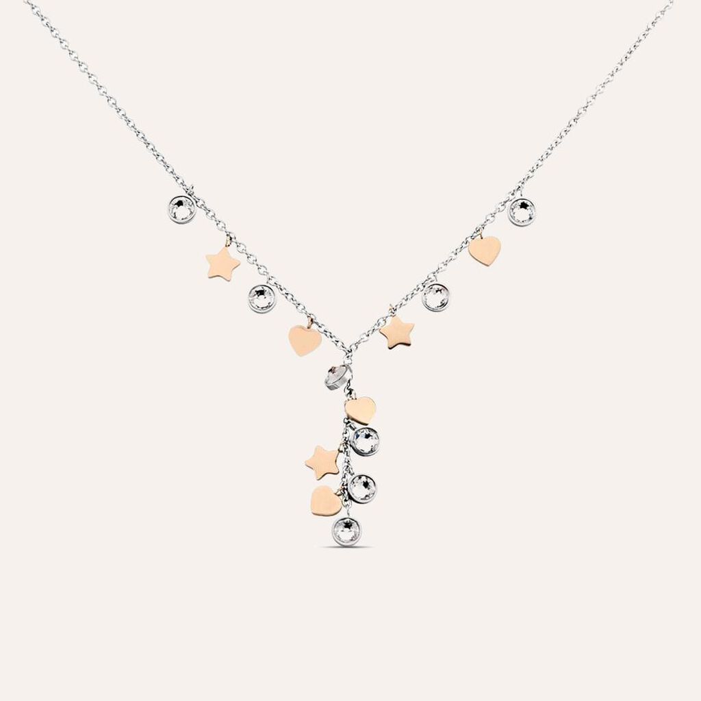 Collana Lady Chic Wow Acciaio Bicolore