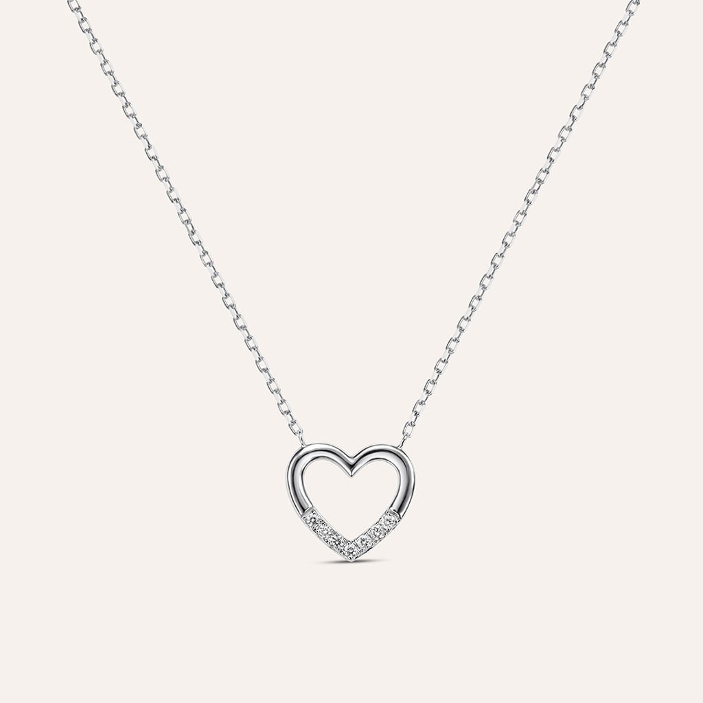 Collana Sophia Oro Bianco Diamante - Collane Donna | Stroili