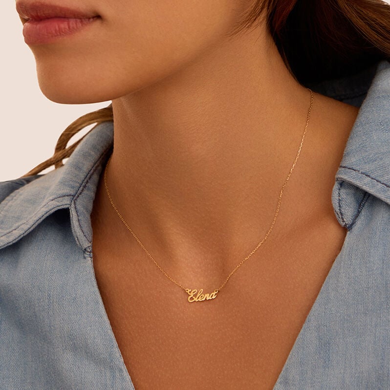 Collana Elena Gold Names Oro Giallo - Collane Unisex | Stroili