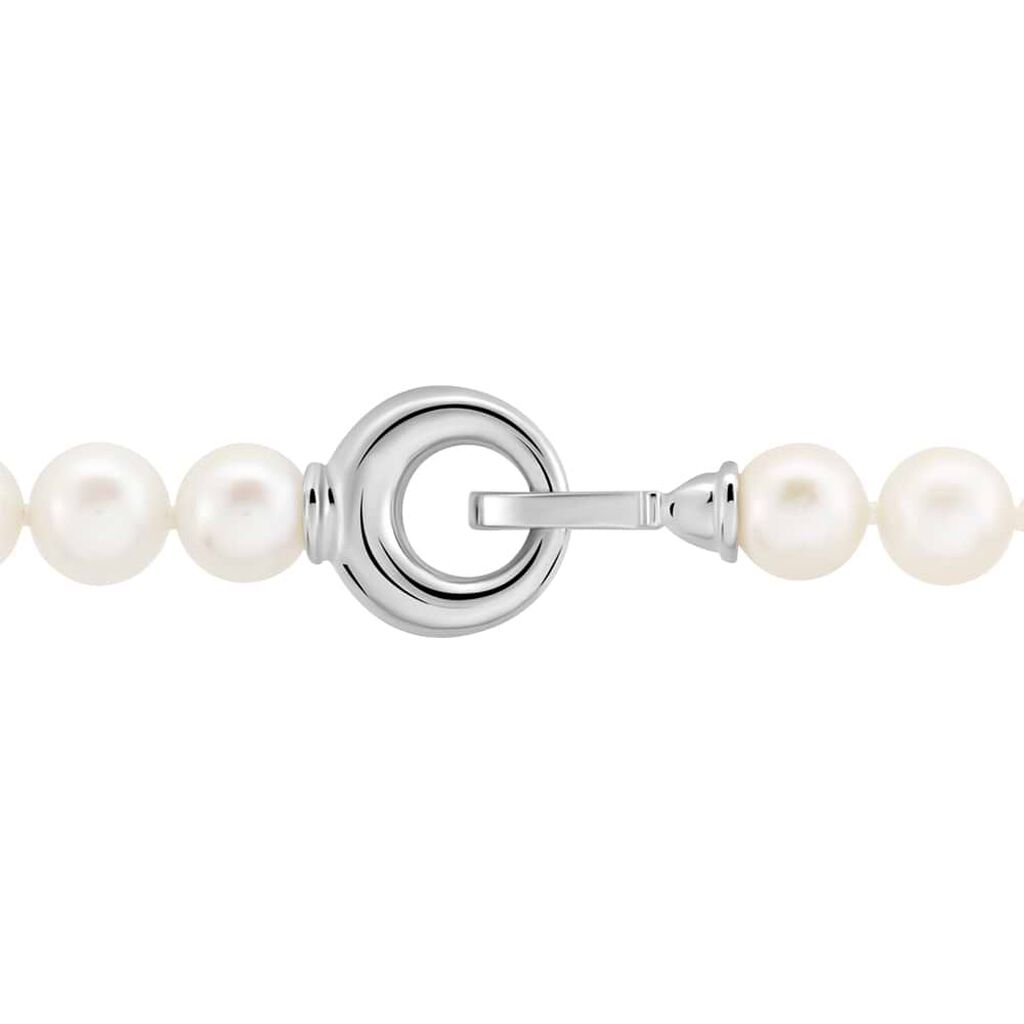Bracciale Gabrielle Oro Bianco Perla D'Acqua Dolce Cubic Zirconia - Bracciali Donna | Stroili