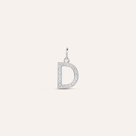 Pendente Poème Oro Bianco Cubic Zirconia - Ciondoli Donna | Stroili