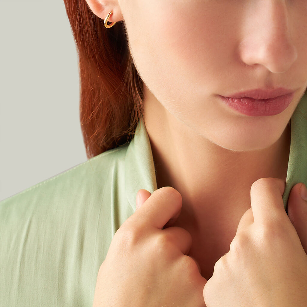 Orecchini A Cerchio Toujours Oro Giallo - Orecchini a Cerchio Donna | Stroili