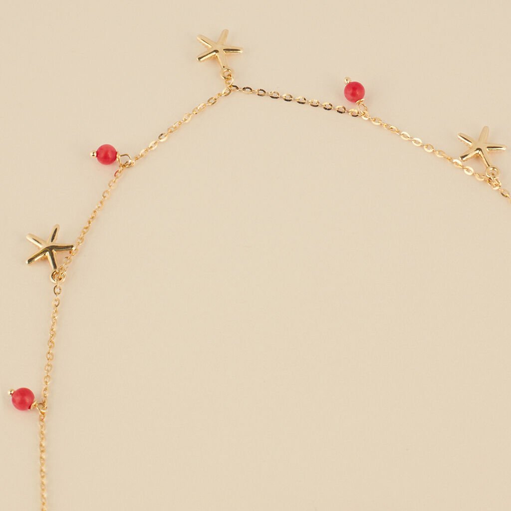 Collana Beverly Oro Giallo Corallo - Collane Donna | Stroili