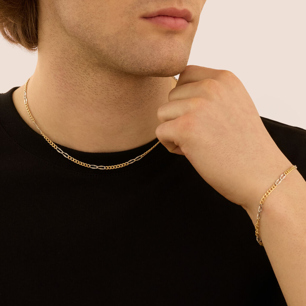 Catena L'homme Or Oro Bicolore